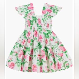 Hill House Tiny Ellie Nap Dress Poplin Rose NWT